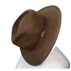 Pendleton AB196-71018 Men’s Wool Felt Outback Fedora Hat Brown Western Cowboy